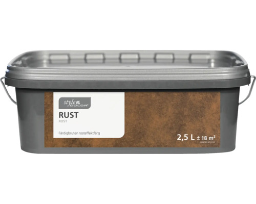 Style Color färg med rosteffekt, 2,5 liter