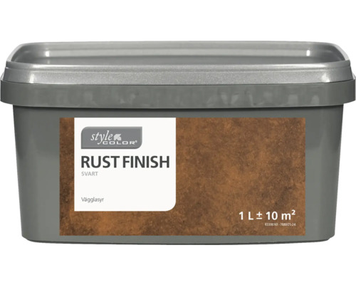 Style Color Rosteffekt Färg för väggar, 1 liter