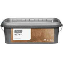 Metallisk effektfärg i hink, 2,5 liter