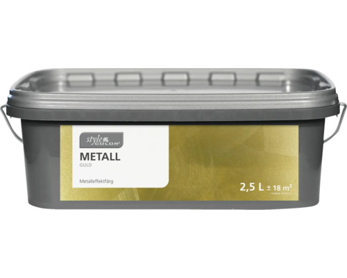 Hink StyleColor färg metall guld, 2,5 liter