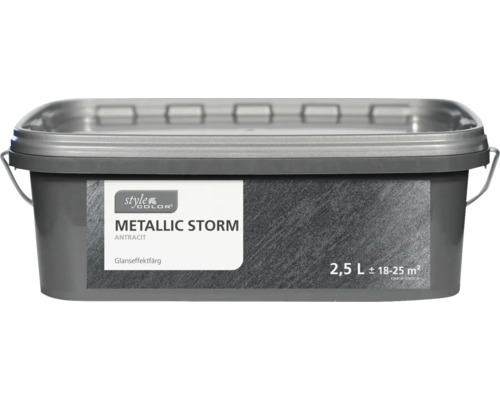 Färghink Style Color Metallic Storm antracit, 2,5 liter