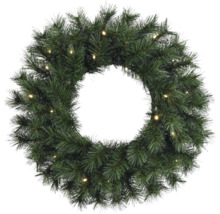 Julkrans med belysning