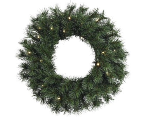 Julkrans med belysning