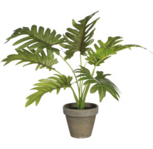 Konstgjord krukväxt i en kruka