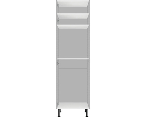 Hyllsystem med tre hyllor och fötter
