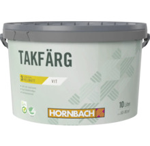 Hink med vit takfärg från Hornbach, 10 liter