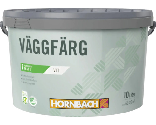 Hink med väggfärg, matt, innehåll 10 liter, från Hornbach