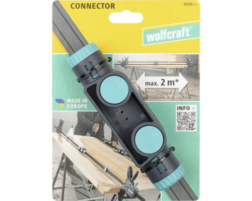 Wolfcraft kontakt för att ansluta två enhandsspännen upp till maximalt 2 meter