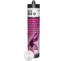 Akkit 604 matt silikon vit, 310 ml