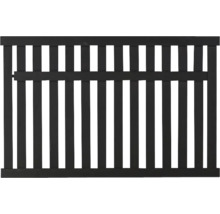 Trästaket med ribbor