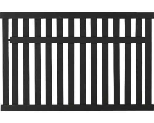 Trästaket med ribbor