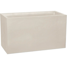 Rektangulär blomlåda i sten