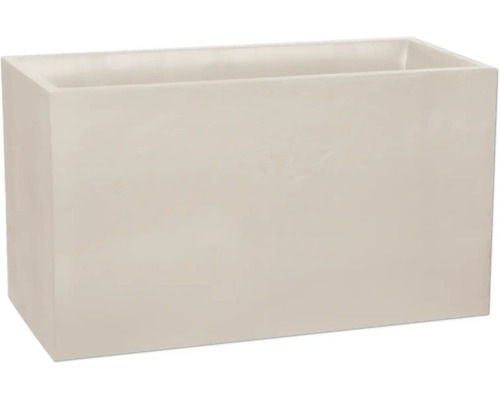 Blomlåda EDA Volcania plast 99,5x39,5x60cm beige Rektangulär blomlåda i sten