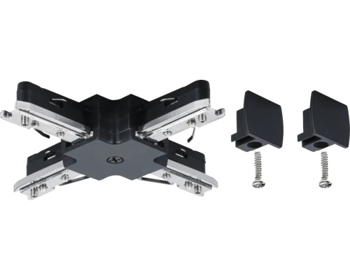 Skenanslutning för strömskenesystem med skruvar