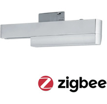 Zigbee logotyp och en lampa