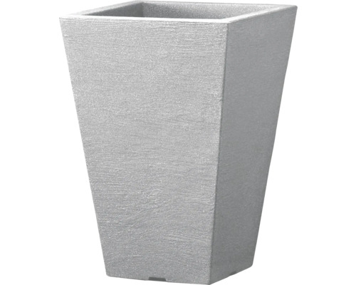 Fyrkantig blomkruka i plast