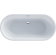 Fristående badkar, oval form, ovanifrån