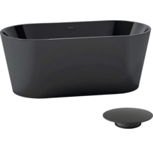 Fristående badkar med avloppsgarnitur