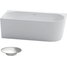 Fristående badkar med avloppssats