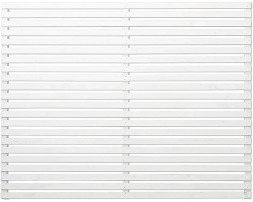 Staket PLUS Tokyo 180x140cm vit Trästaketribbor för utomhusbruk