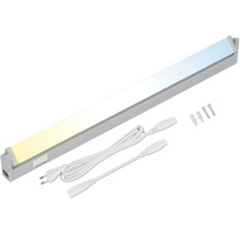 LED-bänkbelysning med nätkontakt, pluggar och skruvar
