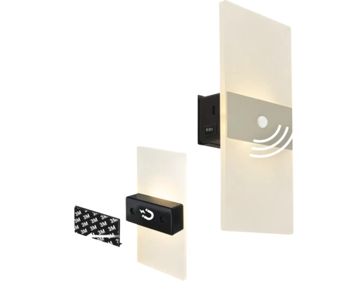 Magnetisk vägglampa med rörelsesensor och USB-port