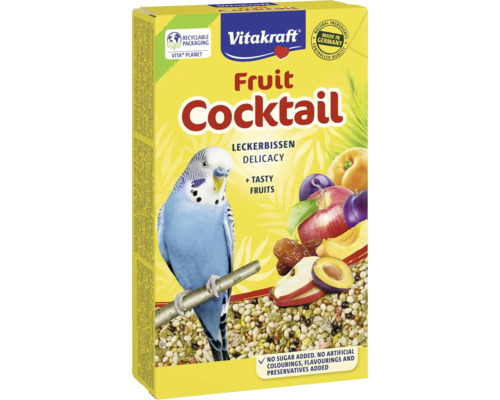 Vitakraft Fruit Cocktail fågelfoder med återvinningsbar förpackning