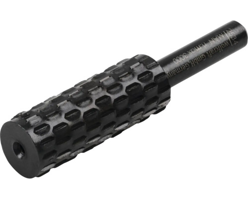 Profilrasp WOLFCRAFT cylindrisk Ø 12,5x35mm för plåt, aluminium och lättmetall Wolfcraft reparationsfräs med hexagonalt mönster