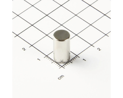 Cylindrisk magnet på millimeterskala