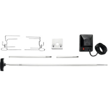 Rotisserie-set med motor, spettgafflar och fäste