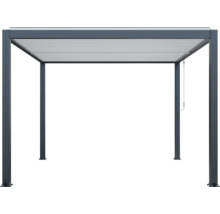 Fristående pergola med lamelltak