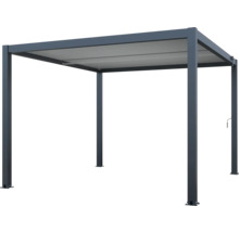Fristående terrassmarkis med lamelltak