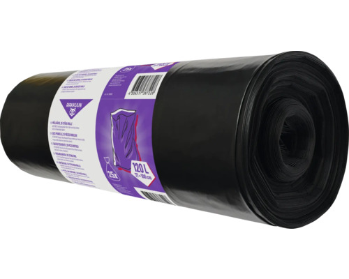 Rulle sopsäckar, 25 stycken, 120 liter