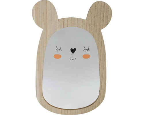 Dekorativ spegel med kaninöron för barnrum