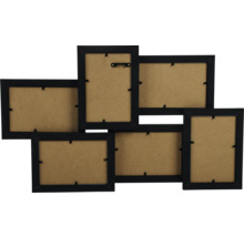 Multipel fotoram för sex foton