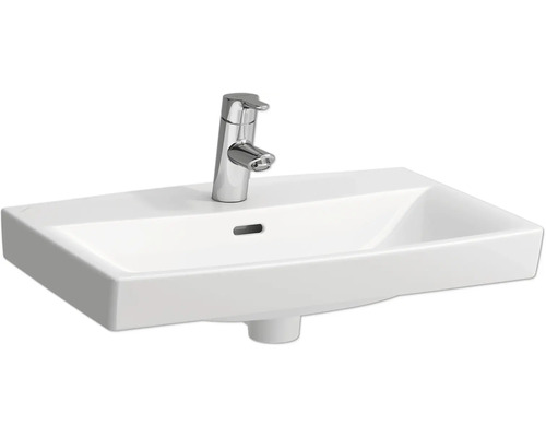 Tvättställ LAUFEN Pro-N 810954 vit blank konsol-/bultmontage 50x36cm 7606520 Tvättställ i keramik med blandare