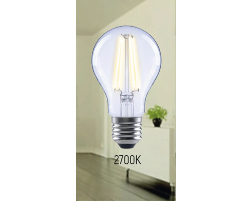 Klar LED-lampa med 2700 Kelvin