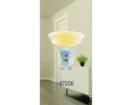 GU10 LED-lampa, 2700 Kelvin