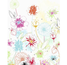 Illustration av olika blomstermönster