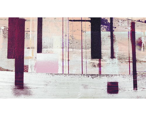 Abstrakt målning med geometriska former