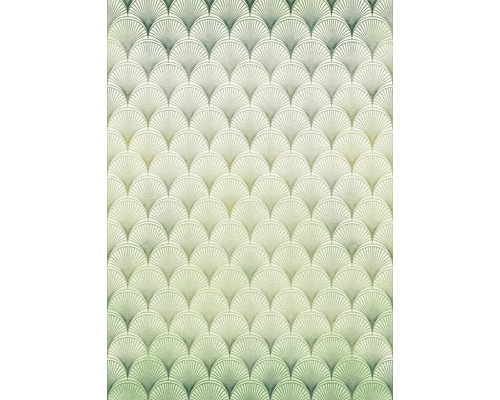 Tapet med fläktformat mönster