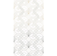 Tapet med geometriskt mönster och fläktdesign