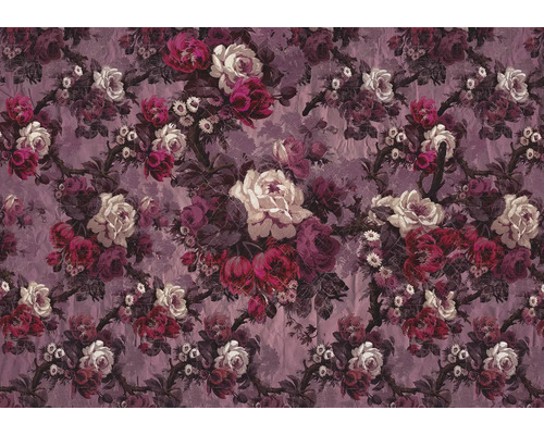 Tapet med rosmönster