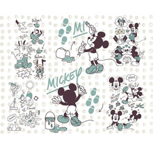 Mickey Mouse illustration med Kalle Anka och Pluto