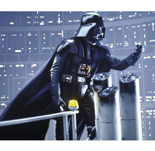 Darth Vader-figur med ljus