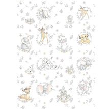 Tapet med Disney-motiv av Dumbo, Bambi, Marie, Simba och dalmatiner