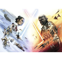 Filmaffisch Star Wars: The Rise of Skywalker med Rey, Kylo Ren och rymdskepp
