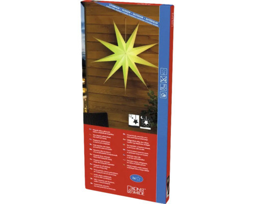 Förpackning av en Konstsmide utomhusstjärna