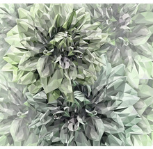 Abstrakt representation av en dahlia med geometriska former