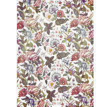 Blommig tapet med blommönster